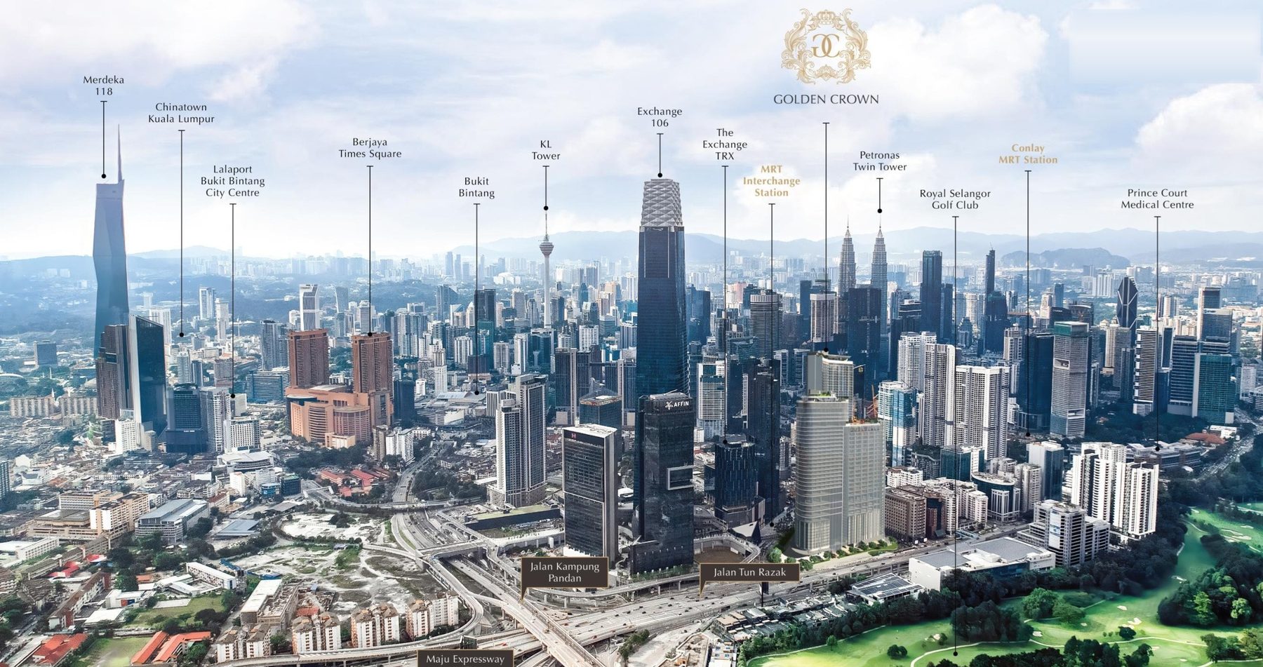 Golden Crown Residence — Jalan Tun Razak, bersebelahan TRX, Kuala Lumpur