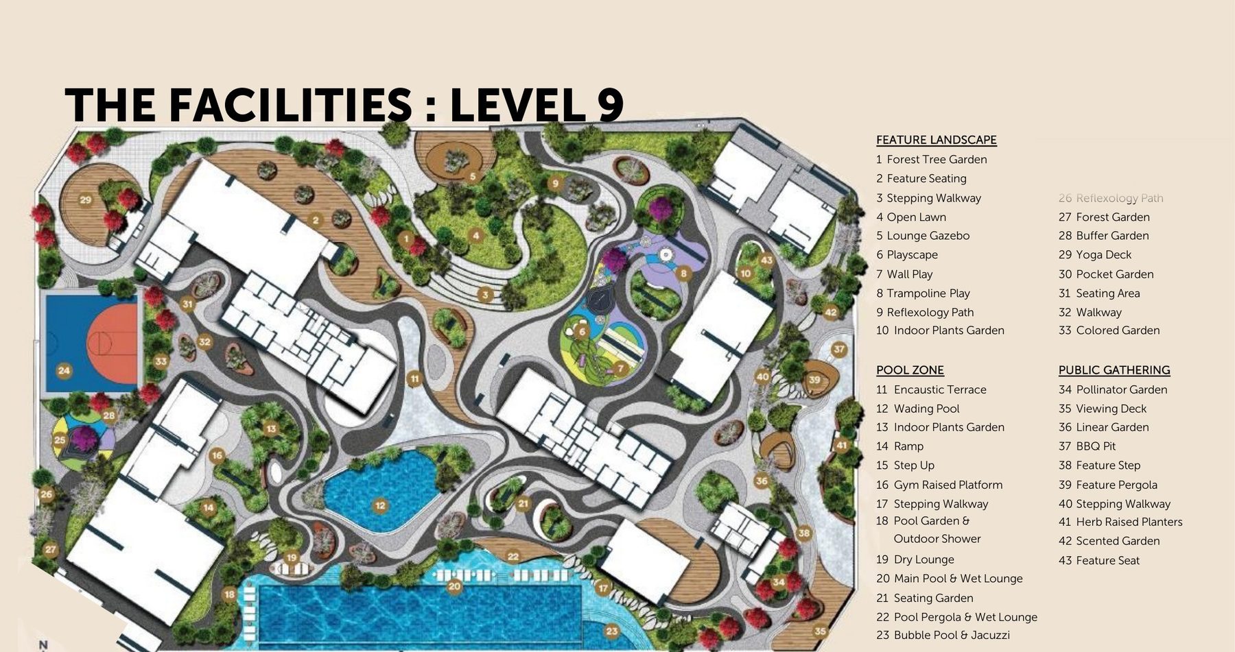 Skypark Kepler — denah kawasan / lingkungan sekitar